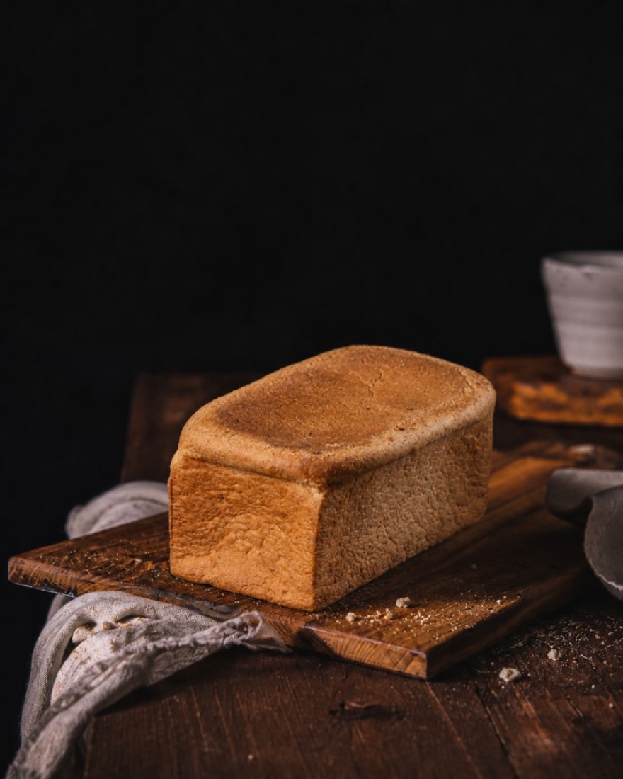 Pan de molde de masa madre